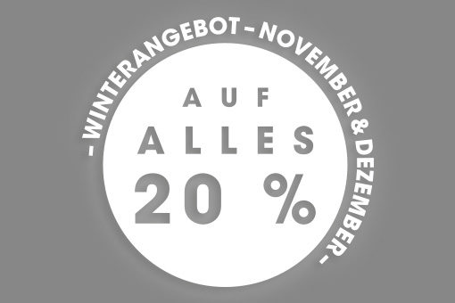 20% AUF ALLES