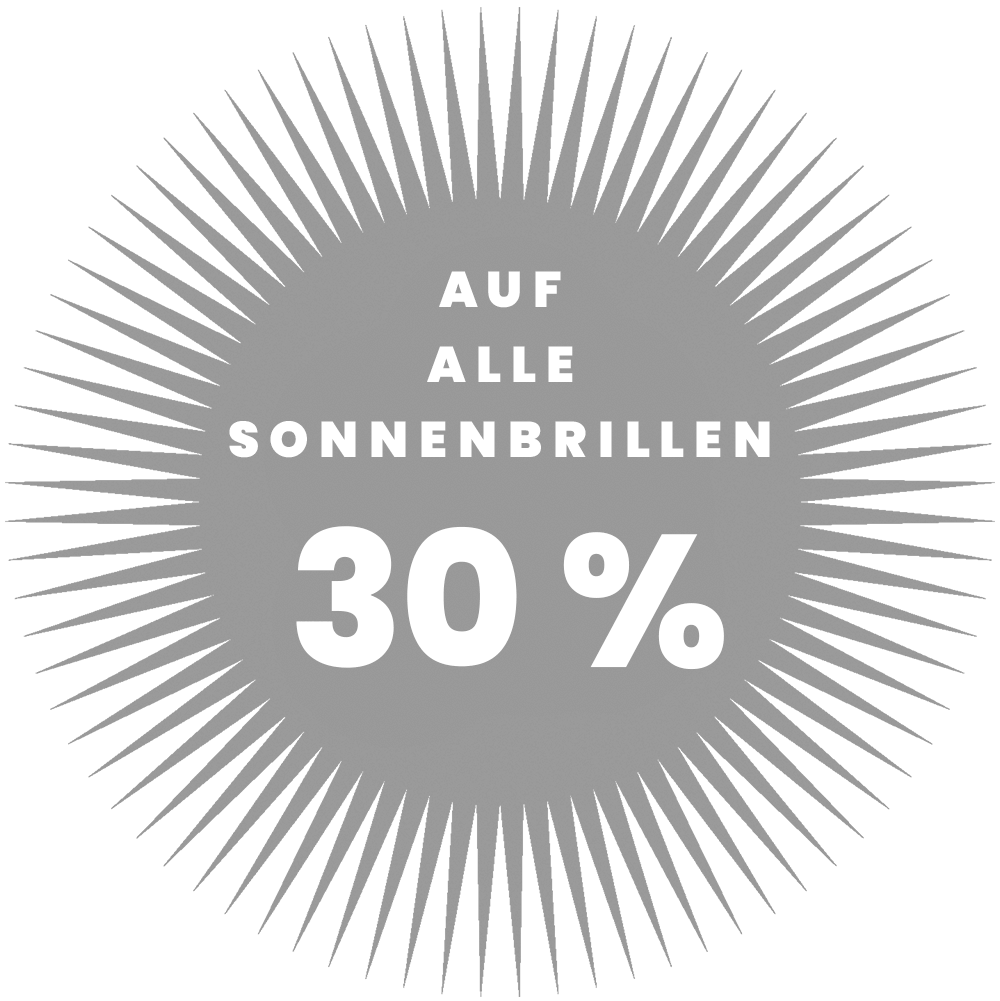 30 % auf alle Sonnenbrillen